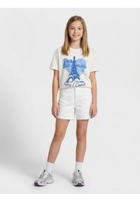 Sinsay - Szorty jeansowe - kremowy. Kolor: kremowy. Materiał: jeans #1