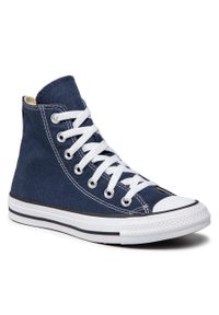 Trampki Converse All Star Hi M9622 Navy. Kolor: niebieski. Materiał: materiał