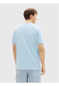 Tom Tailor Denim T-Shirt 1037653 Błękitny Basic Fit. Kolor: niebieski. Materiał: bawełna