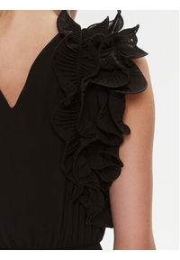 ViCOLO Sukienka wieczorowa TR0635 Czarny Regular Fit. Kolor: czarny. Materiał: syntetyk, wiskoza. Styl: wizytowy #5