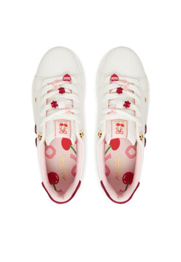 Aldo Sneakersy Cherrylove 14043843 Biały. Kolor: biały. Materiał: skóra