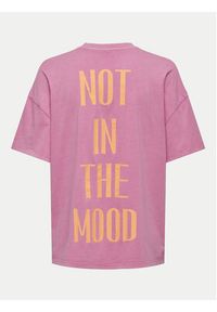 only - ONLY T-Shirt Rilly 15316994 Różowy Regular Fit. Kolor: różowy. Materiał: bawełna #6