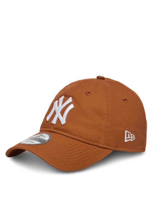 New Era Czapka z daszkiem New York Yankees League Essential 60580679 Brązowy. Kolor: brązowy. Materiał: bawełna, materiał