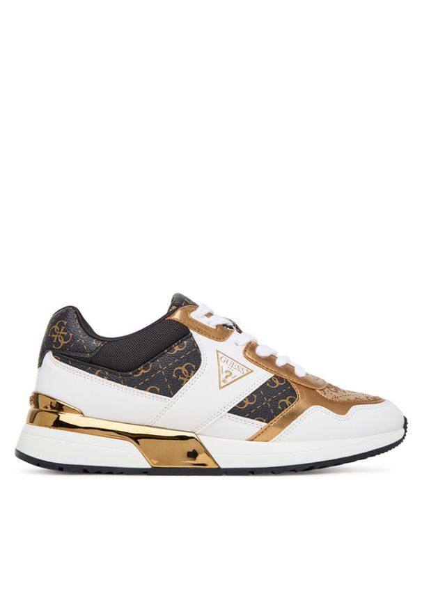 Guess Sneakersy FLFMIC FAL12 Biały. Kolor: biały. Materiał: skóra