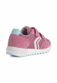 Geox buty dziecięce kolor różowy. Nosek buta: okrągły. Zapięcie: rzepy. Kolor: różowy. Materiał: guma #5