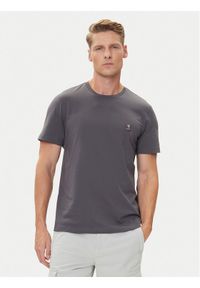 Parajumpers T-Shirt Patch 25WMPMTSEY29 Szary Regular Fit. Kolor: szary. Materiał: bawełna