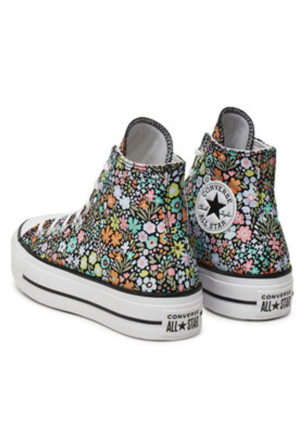 Converse Trampki Chuck Taylor All Star Lift Allover Florals A15009C Kolorowy. Materiał: materiał. Wzór: kolorowy