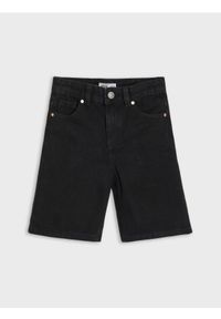 Sinsay - Szorty straight - czarny. Kolor: czarny #1