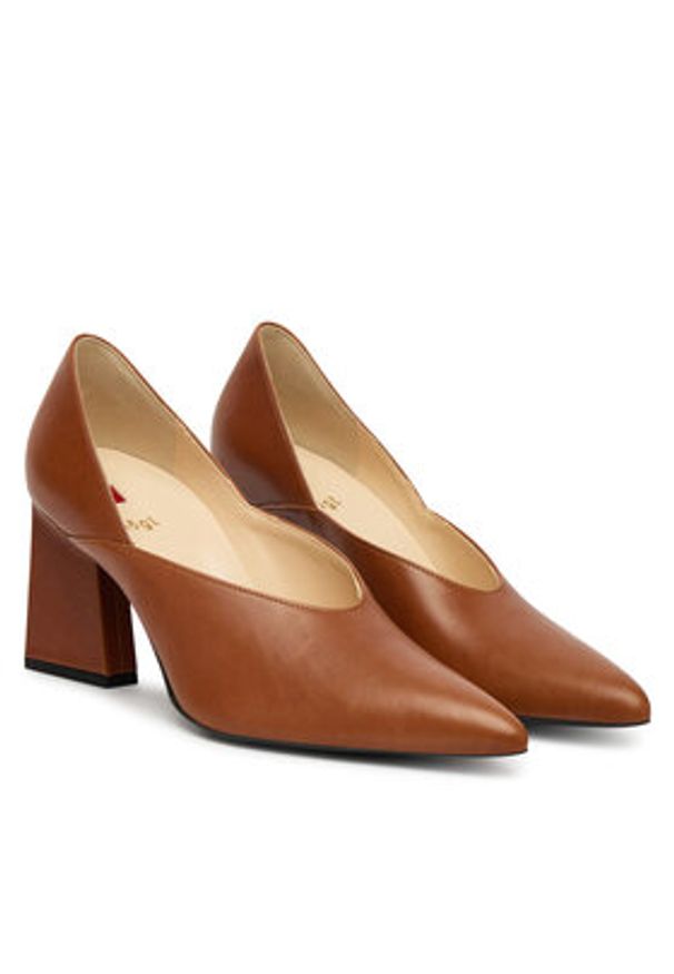 HÖGL Czółenka 0-187521-95000 Brązowy. Kolor: brązowy. Materiał: skóra