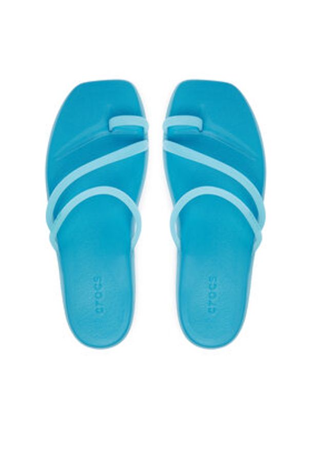 Crocs Japonki Miami Frosted Toe Loop 211253 Niebieski. Kolor: niebieski