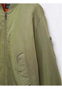 mango - Mango Kurtka bomber Alfa 57045136 Zielony Oversize. Kolor: zielony. Materiał: syntetyk #3