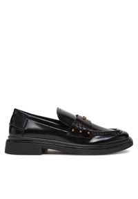 Loafersy Pepe Jeans. Kolor: czarny