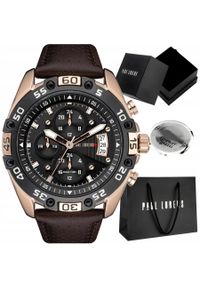 Zegarek męski Paul Lorens QERCO-1B1 Z GRAWEREM #1