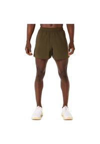 Szorty Asics Core 5". Kolor: brązowy. Sport: bieganie #1