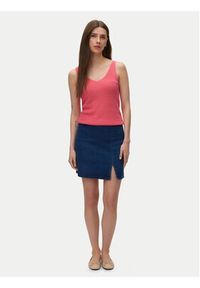 Vero Moda Top New Lex Sun 10281877 Koralowy Regular Fit. Kolor: pomarańczowy. Materiał: wiskoza #5