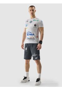 4f - 4F Koszulka replika domowa z sezonu 2023/2024 męska 4F x Czarni Radom - multikolor 3XL. Okazja: do domu. Kolor: wielokolorowy. Wzór: nadruk