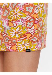 Vans Spódnica Resort Floral S VN00039F Pomarańczowy Slim Fit. Kolor: pomarańczowy. Materiał: bawełna