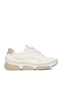 Sneakersy Rieker. Kolor: kremowy #1