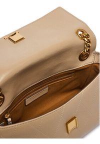 Tory Burch Torebka Charlie Quilted Small Shoulder Bag 185829 Kremowy. Kolor: kremowy. Materiał: skórzane #2