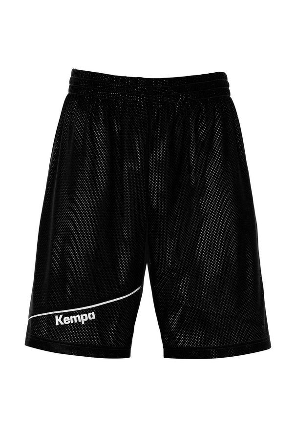 KEMPA - Spodenki dziecięce dwustronne Kempa Player. Kolor: czarny, biały, wielokolorowy. Styl: młodzieżowy