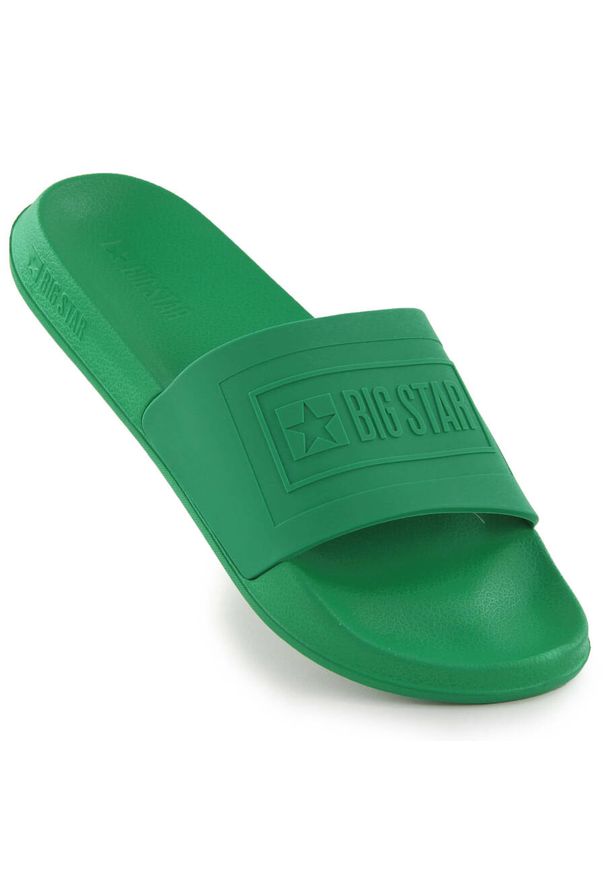 Big-Star - Klapki męskie plażowe basenowe zielone Big Star NN174650. Okazja: na plażę. Kolor: zielony. Materiał: tworzywo sztuczne. Styl: casual