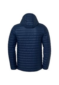 UHLSPORT - Kurtka puchowa Uhlsport Essential Ultra Lite. Typ kołnierza: kaptur. Kolor: niebieski. Materiał: puch. Sport: piłka nożna #1