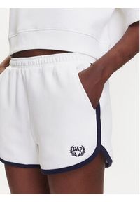GAP - Gap Szorty sportowe 778453-02 Biały Regular Fit. Kolor: biały. Materiał: bawełna