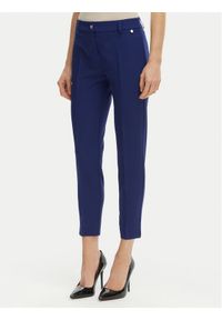 Maryley Spodnie materiałowe 26EB52Z/43FR Granatowy Regular Fit. Kolor: niebieski. Materiał: syntetyk #1