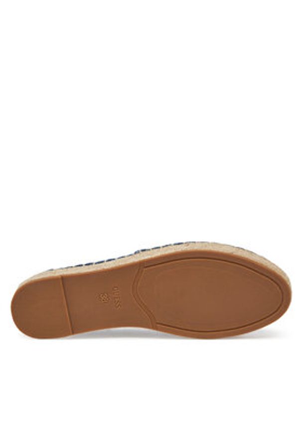 Guess Espadryle FLJDNN DEN14 Niebieski. Kolor: niebieski. Materiał: materiał