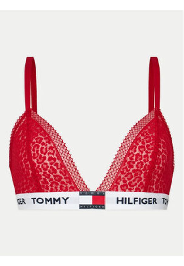 TOMMY HILFIGER - Tommy Hilfiger Biustonosz braletka UW0UW05610 Czerwony. Kolor: czerwony. Materiał: syntetyk