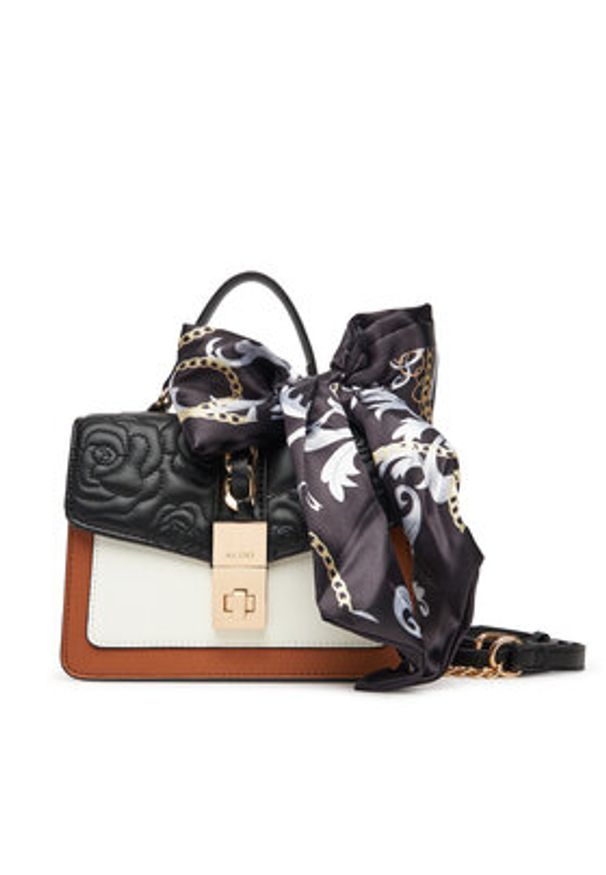 Aldo Torebka Varpass 14037097 Brązowy. Kolor: brązowy. Materiał: skórzane