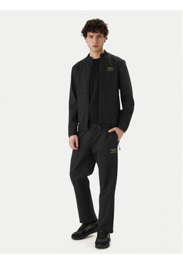 EA7 Emporio Armani Spodnie dresowe 7M001336 AF16658 UC001 Czarny Regular Fit. Kolor: czarny. Materiał: syntetyk