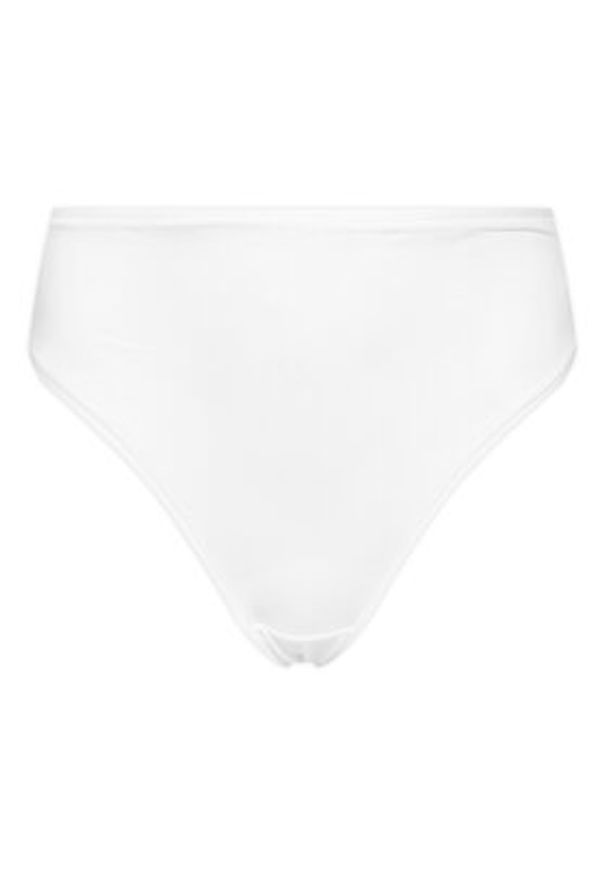 Hunkemöller Figi klasyczne z wysokim stanem 302036 Biały. Stan: podwyższony. Kolor: biały. Materiał: bawełna