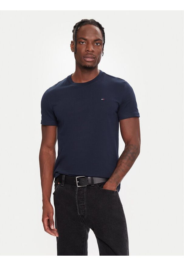 Tommy Jeans Komplet 2 t-shirtów DM0DM20687 Granatowy Regular Fit. Kolor: niebieski. Materiał: bawełna