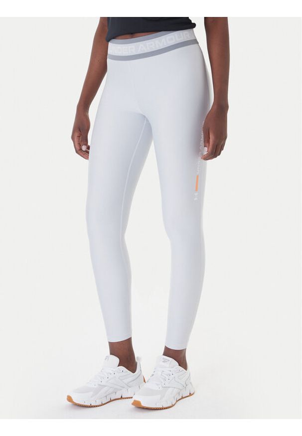 Under Armour Legginsy Tech™ Branded 6009972 Szary Slim Fit. Kolor: szary. Materiał: syntetyk