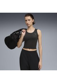 Puma - Damska koszulka na ramiączkach CLOUDSPUN Twist PUMA Black. Kolor: czarny. Materiał: materiał. Długość rękawa: na ramiączkach. Sport: bieganie