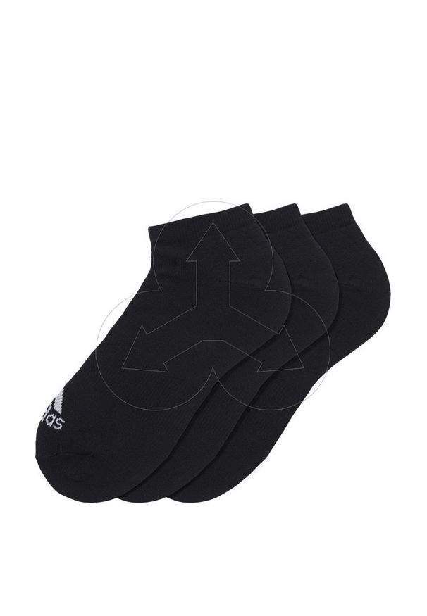 Adidas - Skarpetki skarpety męskie ADIDAS 3-PAK AA2312. Materiał: elastan, włókno, bawełna, poliamid, poliester