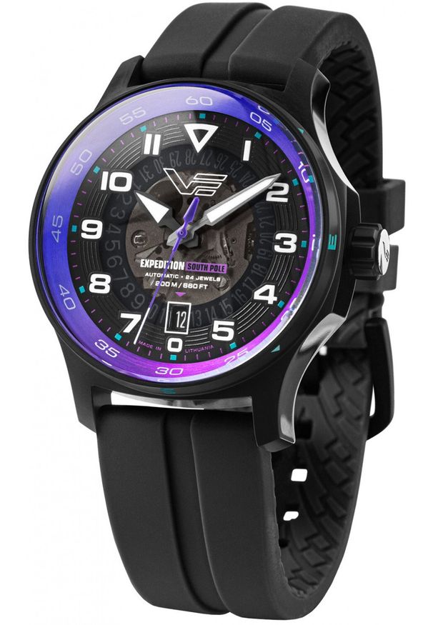 Zegarek Vostok Europe Zegarek męski Vostok Europe NH35A-592C760SB czarny. Kolor: czarny