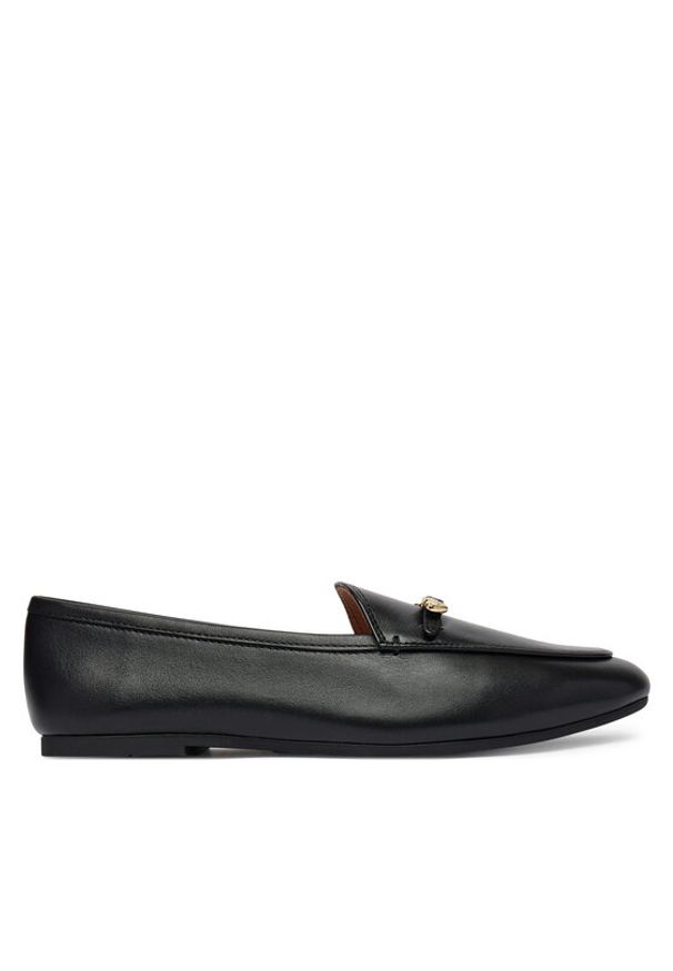 Love Moschino - LOVE MOSCHINO Loafersy JA10031G1OIE0000 Czarny. Kolor: czarny. Materiał: skóra
