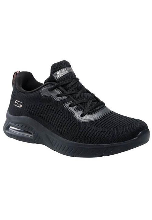 skechers - Buty do chodzenia damskie Skechers Squad Airclose Encounter. Zapięcie: sznurówki. Kolor: czarny, wielokolorowy. Materiał: materiał, tkanina, syntetyk. Szerokość cholewki: normalna. Model: Skechers Sport. Sport: turystyka piesza