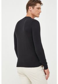 Calvin Klein Jeans sweter J30J320618.9BYY męski kolor czarny lekki. Okazja: na co dzień. Kolor: czarny. Długość rękawa: długi rękaw. Długość: długie. Wzór: aplikacja. Styl: casual #4
