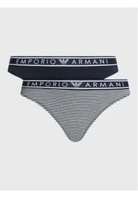 Emporio Armani Underwear Komplet 2 par fig klasycznych 163334 3R219 21136 Granatowy. Kolor: niebieski. Materiał: bawełna #1