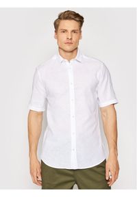 Only & Sons Koszula Caiden 22009885 Biały Slim Fit. Kolor: biały. Materiał: bawełna, len