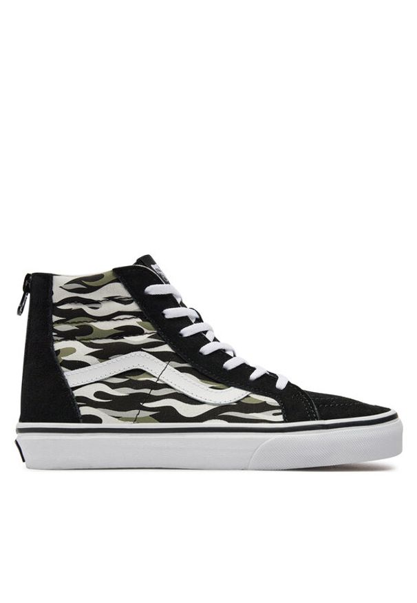 Vans Tenisówki Jn Sk8-Hi Zip VN0007PVN421 Czarny. Kolor: czarny. Materiał: materiał