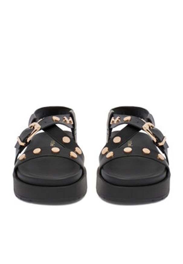 DeeZee Sandały CEO-HY69916-11 Czarny. Kolor: czarny. Materiał: skóra