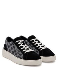 Karl Lagerfeld - KARL LAGERFELD Sneakersy Flint II KL53323 Czarny. Kolor: czarny. Materiał: zamsz, skóra