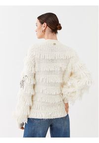 TwinSet - TWINSET Kardigan 232TP3130 Écru Regular Fit. Materiał: syntetyk #4