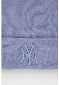 New Era czapka kolor fioletowy z grubej dzianiny. Kolor: fioletowy. Materiał: dzianina #2