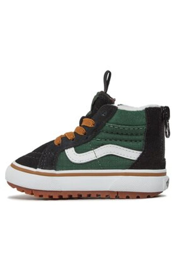 Vans Sneakersy Td Sk8-Hi Zip Mte-1 VN0A5HZ3BOQ1 Czarny. Kolor: czarny. Materiał: skóra. Model: Vans SK8