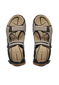 Geox Sandały Uomo Sandal Strada U8224D 000EK C5004 Beżowy. Kolor: beżowy. Materiał: skóra #2